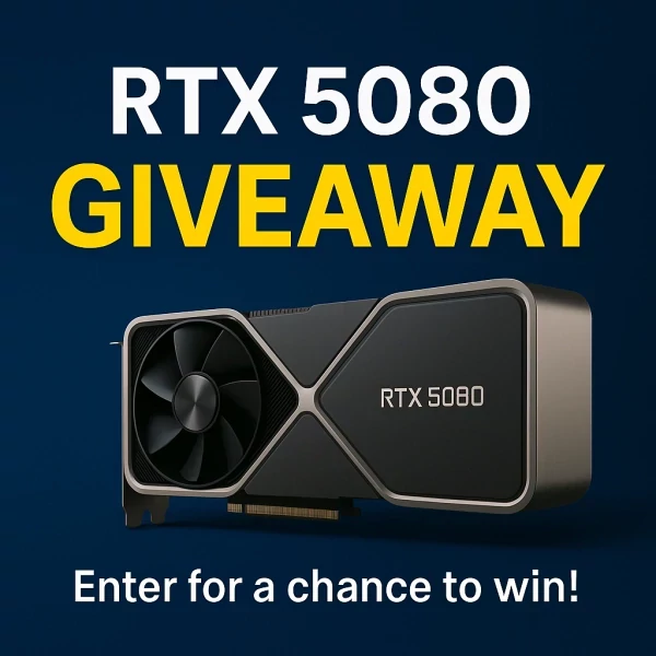 Win an RTX 5080 – Exclusive Entry Event promotional image